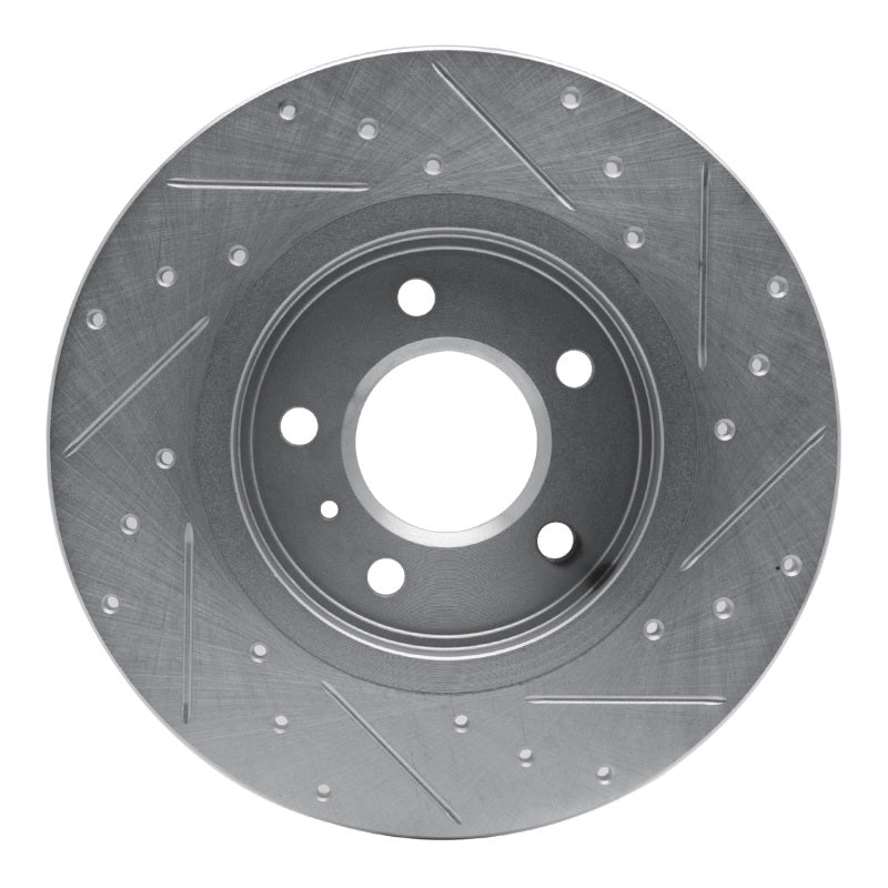 R1 05-05 Buick TERRAZA Rear Left Drilled & Slotted Silver Brake Rotor