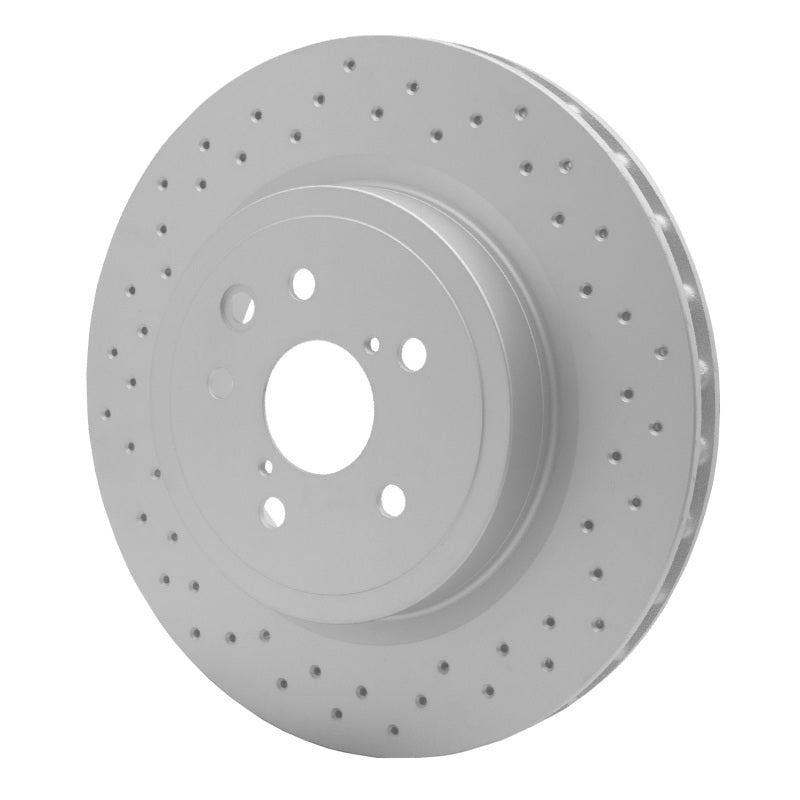 R1 2008-2014 Lexus IS F Rear GeoSPEC Coated Rotor - Drilled
