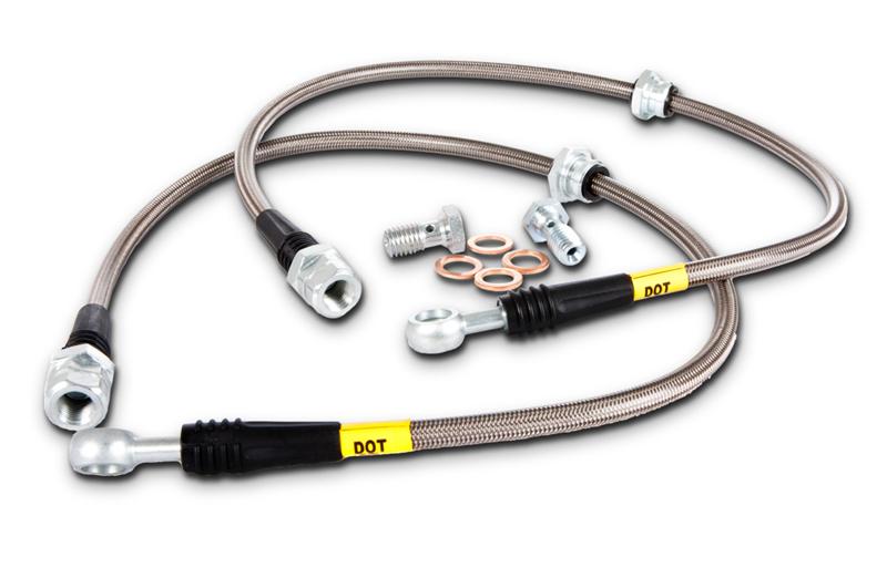 StopTech 94-99 Toyota Celica Front Stainless Steel Brake Lines