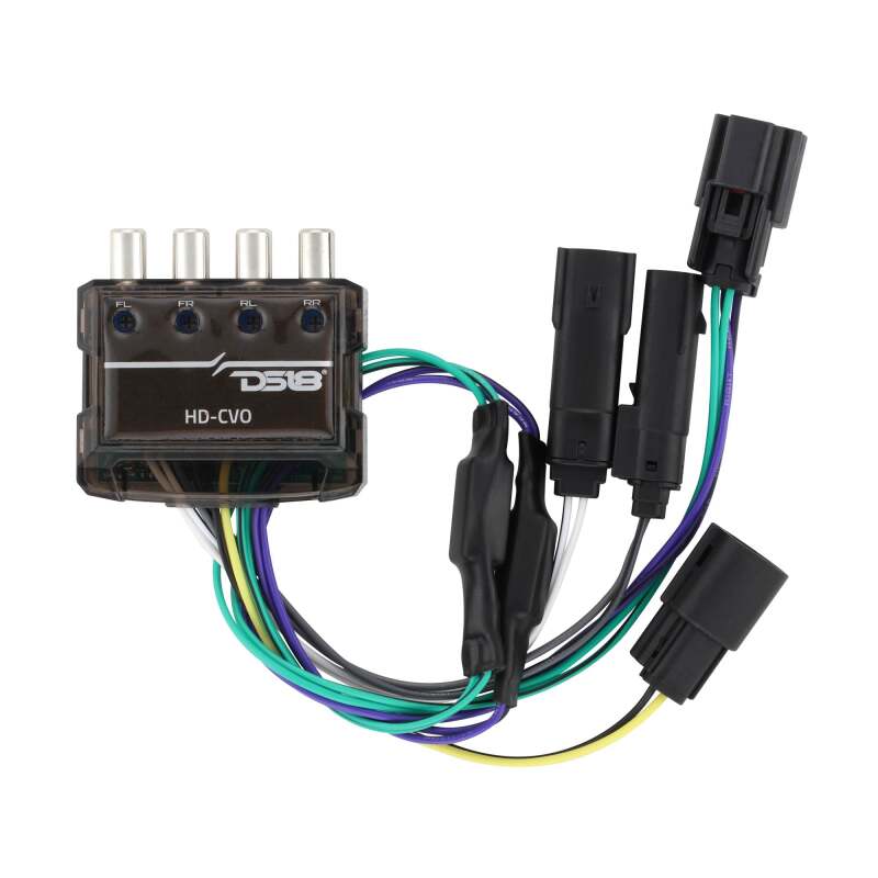 DS18 2023+ Harley Road Glide CVO & ULTRA P+P Harness 4ch Line Output Converter Rear Plug+Play Wiring