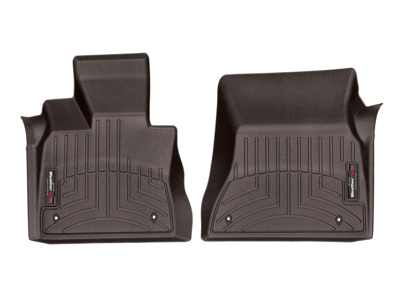 WeatherTech 2018+ BMW X5/X6 Front FloorLiners - Cocoa