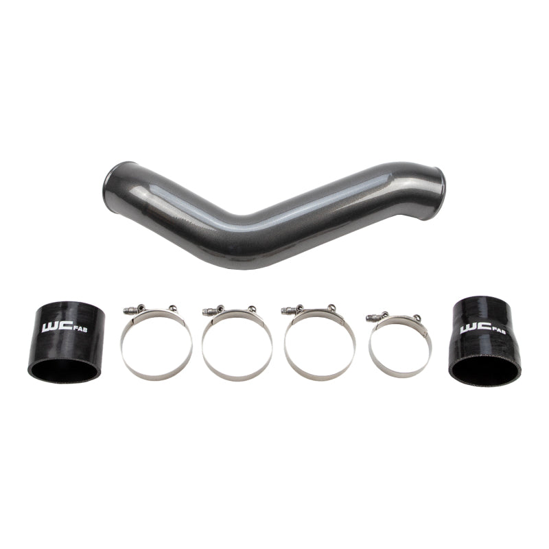 Wehrli 19-24 Cummins 6.7L Driver Side 3.5in Intercooler Pipe - Bengal Grey