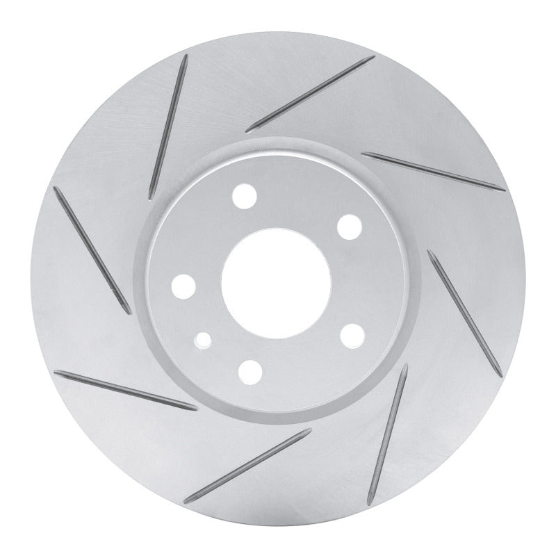 DFC 13-20 Ford Special Service Police Sedan Front Left Slotted Geoperformance Rotor