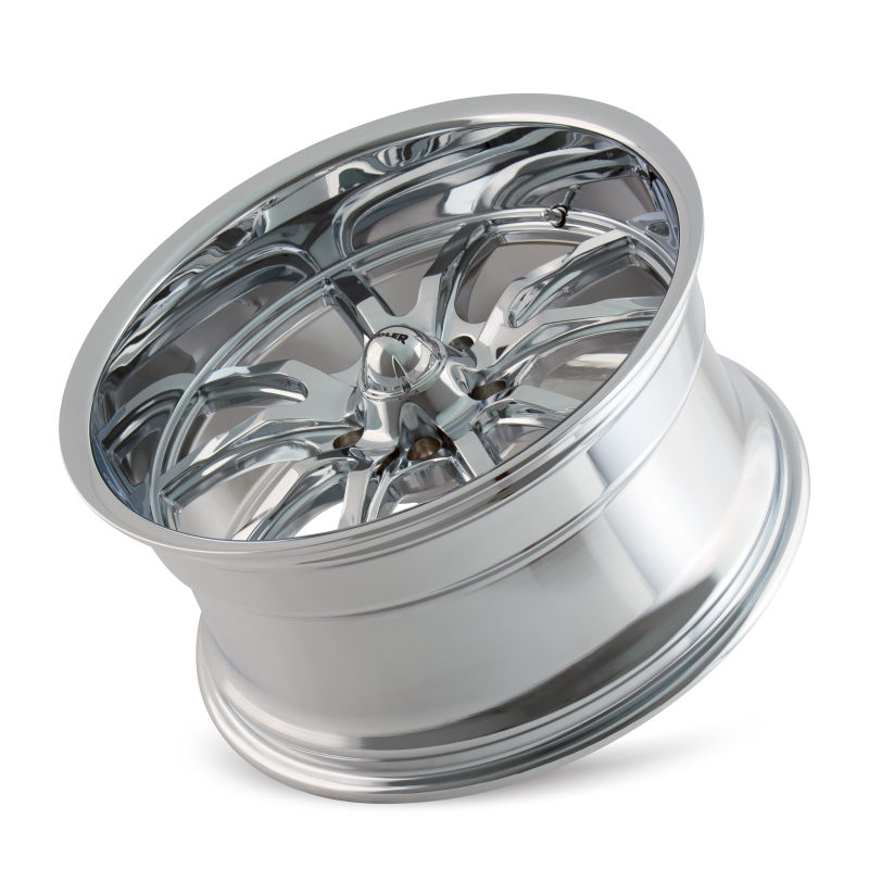 Ridler 650 17x8 / 5x120.65 BP / 0mm Offset / 83.82mm Hub Chrome Wheel