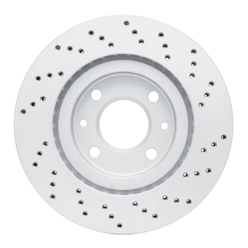 DFC 15-19 Renault Logan (Mexico) Front Left Drilled Geoperformance Rotor