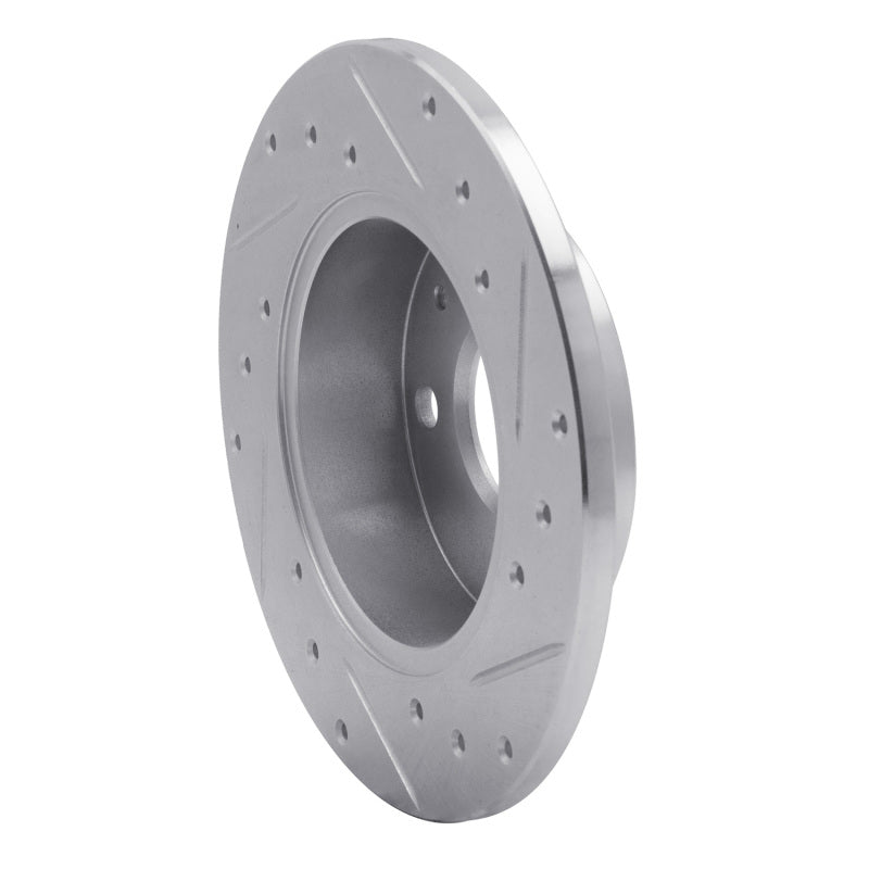 R1 88-92 Daihatsu CHARADE Front Right Drilled & Slotted Silver Brake Rotor