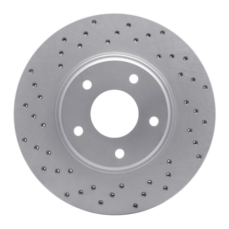 DFC 02-06 Infiniti I35 Front Left Drilled Geoperformance Rotor