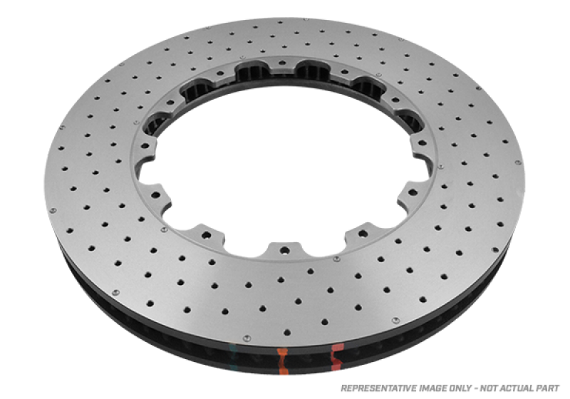 DBA 15-20 Ford Mustang GT (w/380mm Front Rotor/Brembo Calipers) Rear 5000 Series Drill & Slot Ring