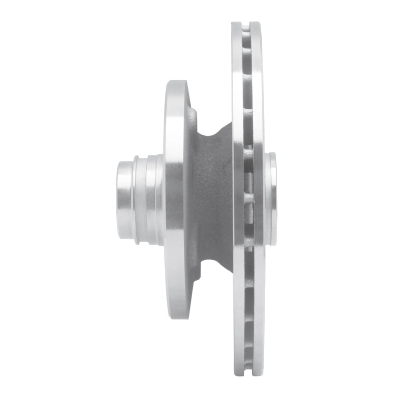 R1 1979-1983 Mazda RX-7 Front Right Drilled & Slotted Silver Brake Rotor