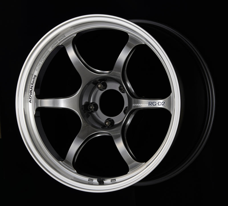 Advan RG-D2 18x9.5 +35 5x114.3 Machining and Racing Hyper Black Wheel