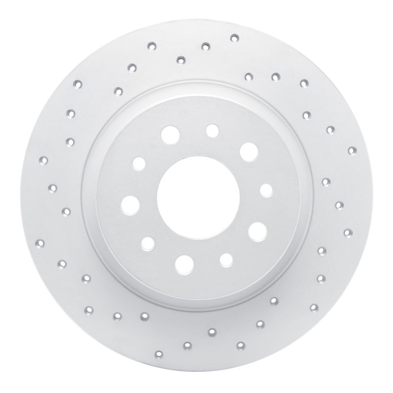 DFC 14-19 Fiat 500L Rear Left Drilled Geoperformance Rotor