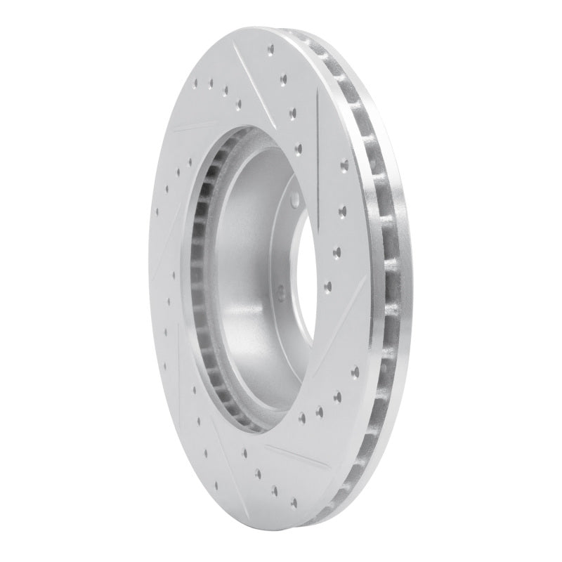 R1 91-98 Toyota T100 Front Left Drilled & Slotted Silver Brake Rotor