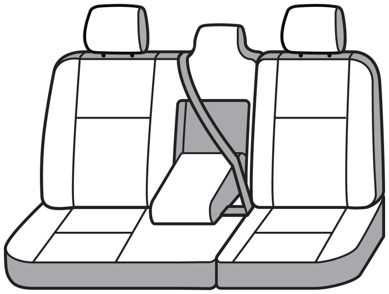 Covercraft 19-24 Dodge Ram 1500 Carhartt Super Dux PrecisionFit Custom 2nd Row Seat Covers - Blk