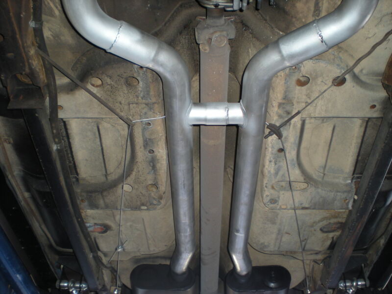 Flowmaster 67-68 GM F-BODY 2.5 in. American Thunder Crossmember-Back Exhaust System