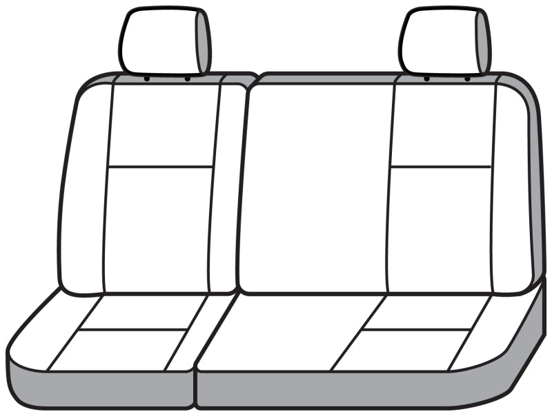 Covercraft 01-03 Ford Super Polycotton SeatSaver Custom Second Row Seat Covers - Grey