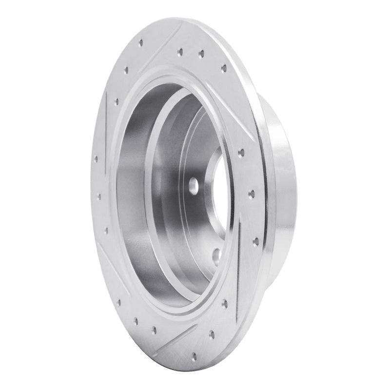 DFC 81-86 BMW 733i Rear Right Drilled & Slotted Silver Brake Rotor