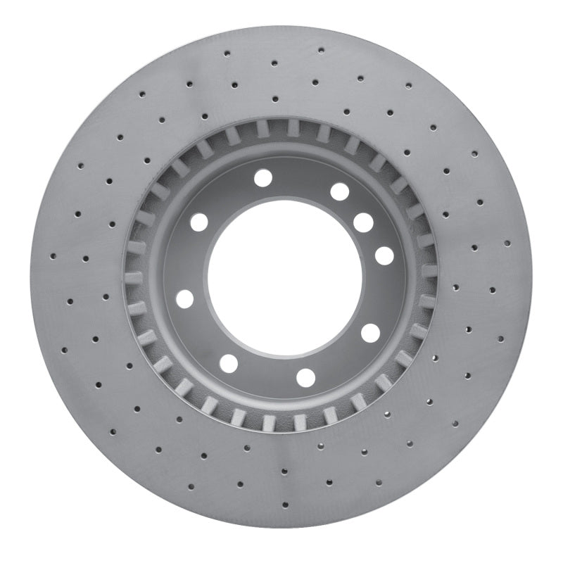R1 17-18 Mercedes-Benz G550 4X4 Front Drilled Carbon Alloy GeoMET Rotor