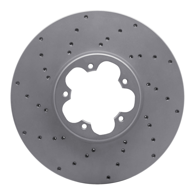 DFC 14-19 Ford Transit-250 Front Left Drilled Geoperformance Rotor