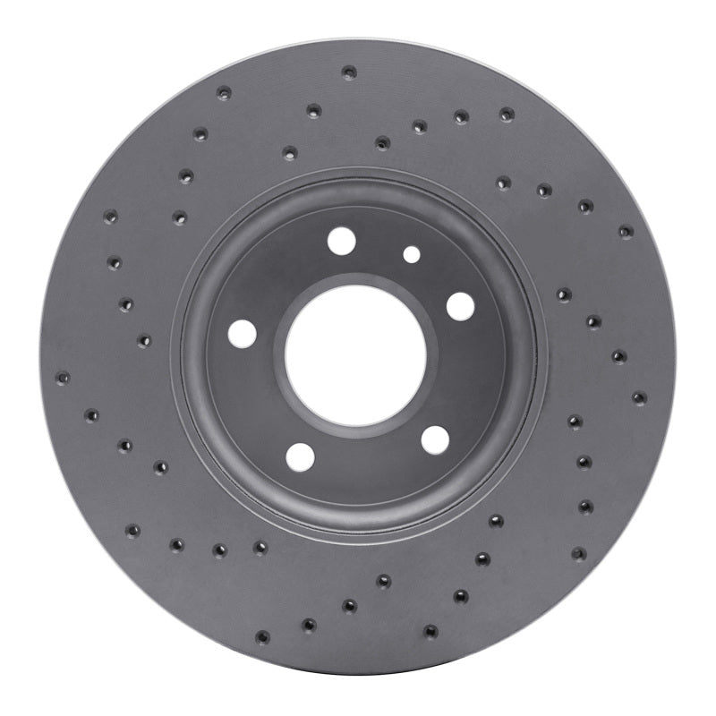 DFC 13-25 Cadillac Ats Front Right Drilled Geoperformance Rotor