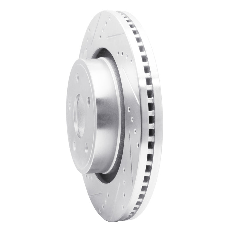 DFC 04-06 Dodge Ram 1500 Pickup Front Left Drilled & Slotted Silver Brake Rotor