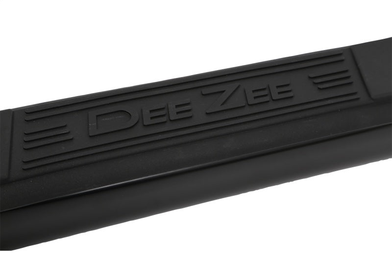 Dee Zee 14-19 Chevrolet Silverado Tubes - 3In Round Black Steel CrewCab