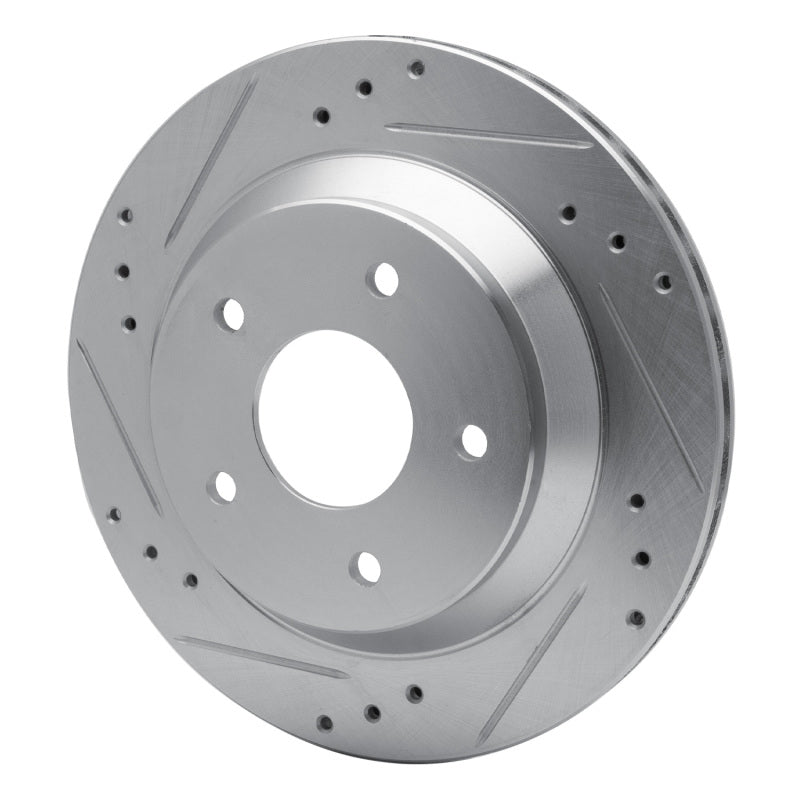 DFC 85-92 Chevrolet Camaro Rear Left Drilled & Slotted Silver Brake Rotor