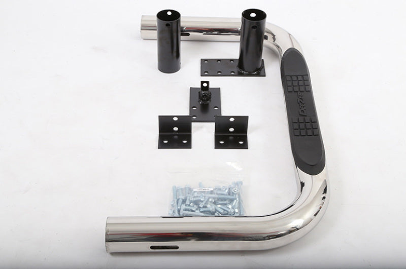Dee Zee Universal Tubes - 3In Round Universal - Stainless