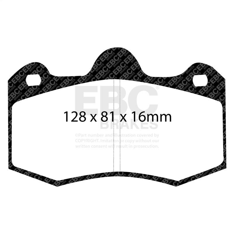 EBC Racing 10-16 Lotus Evora 3.5L SR-11 Sintered Race Front Brake Pads