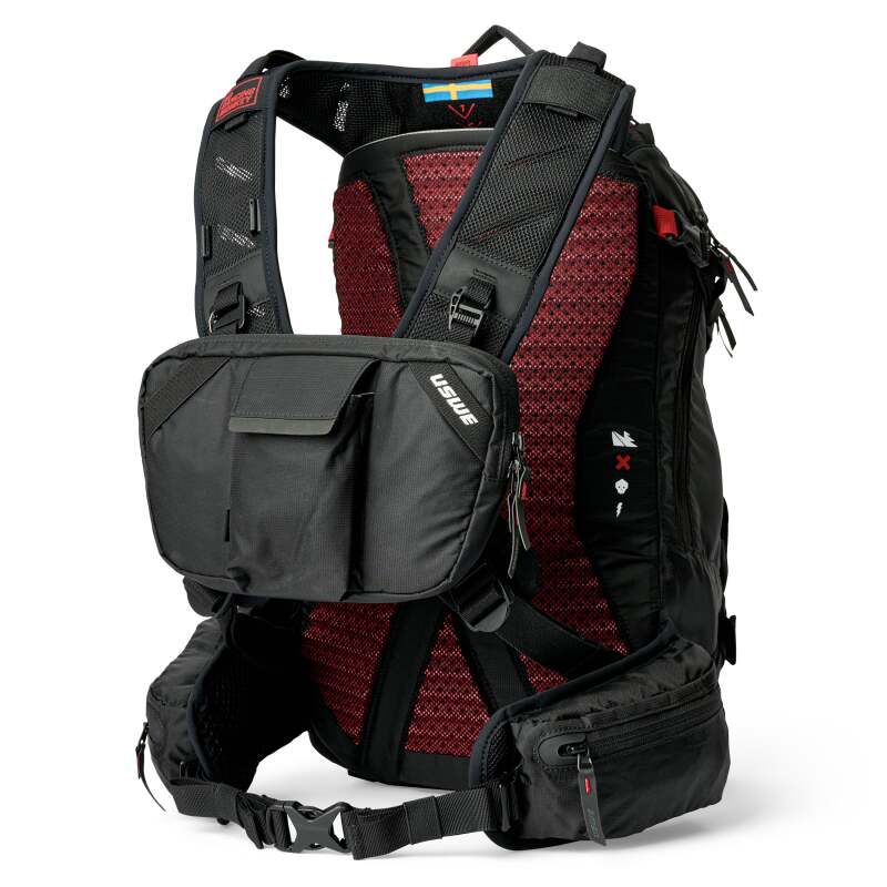 USWE VST Detachable Chest Pocket for Daypack Black