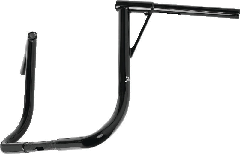 Burly Brand Louie B Bar 16in - Gloss Black