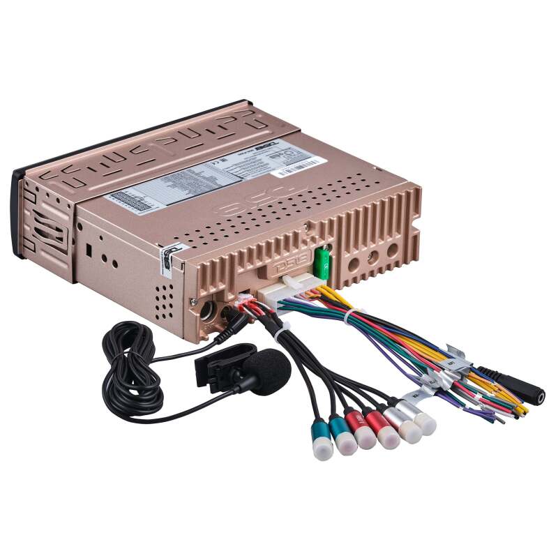 DS18 Single Din Headunit Full DSP Bluetooth USB 3 Zones RGB illumination Built-In AMP 240 Watts RMS