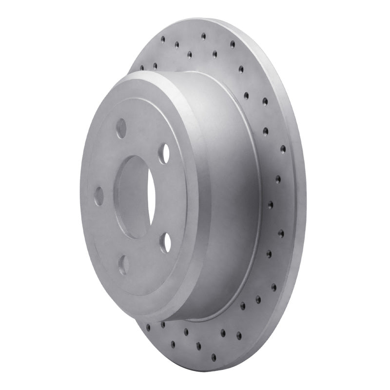 DFC 07-18 Jeep Wrangler Rear Right Drilled Geoperformance Rotor