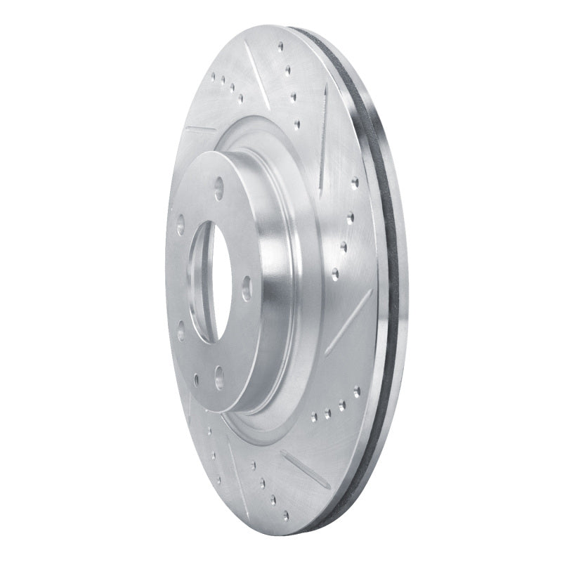 DFC 04-11 Mazda RX-8 Rear Right Drilled & Slotted Silver Brake Rotor