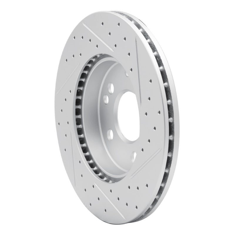 R1 84-95 Mercedes-Benz 300TE Front Left Drilled & Slotted Geo-Carbon Rotor