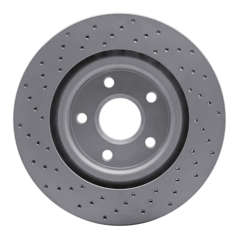DFC 08-09 Pontiac G8 Front Left Drilled Geoperformance Rotor