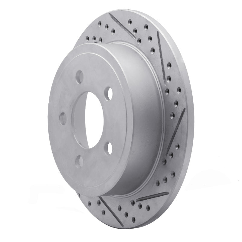 R1 03-07 Jeep TJ (Canada - See Wrangler For Us) Rear Right Drill & Slot Geo-Carbon Rotor