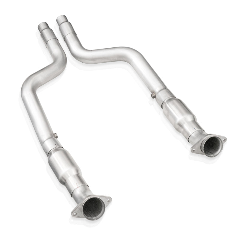 Stainless Works 15-21 Dodge Challenger/Charger 6.2L/6.4L High-Flow Catted Midpipe Kit 3in