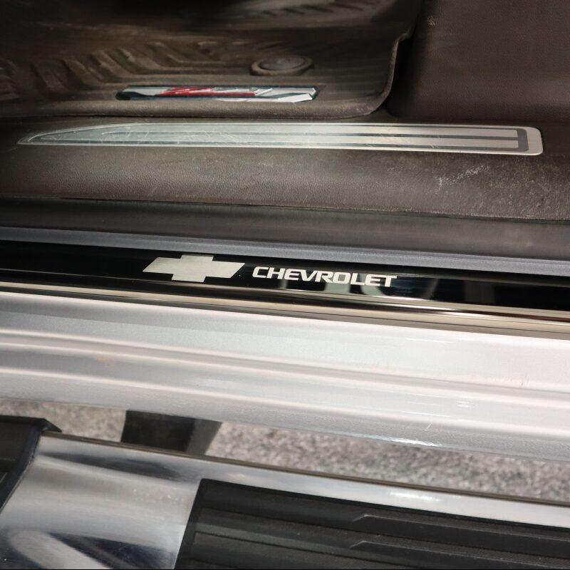 Putco 2019+ Chevrolet Silverado LD- Crew Cab w/ Bow Tie Etching (4pcs) Black Platinum Door Sills
