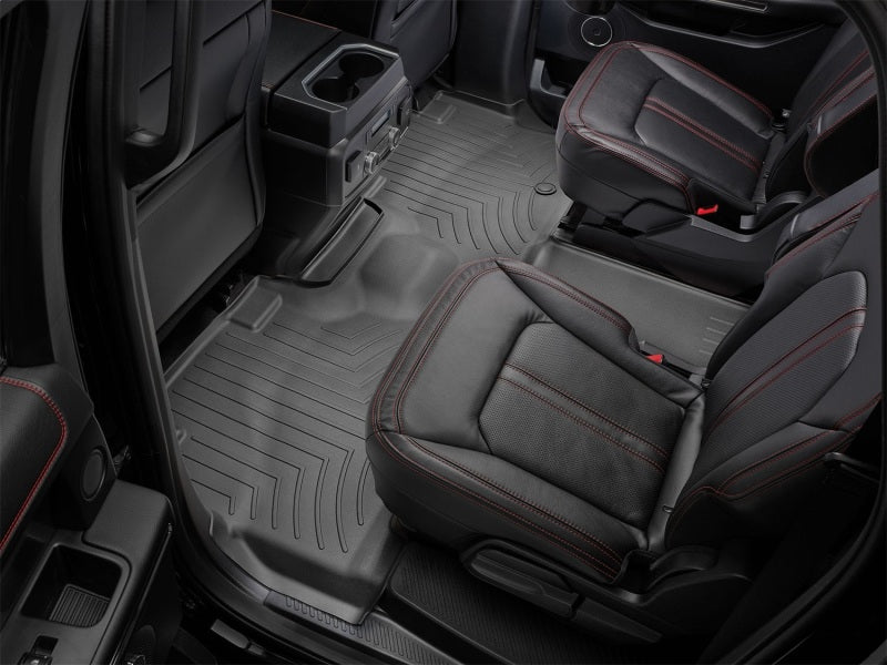 WeatherTech 18+ Expedition Max Bucket Seating w/o Console 2nd & 3rd Row FloorLiner HP - Black
