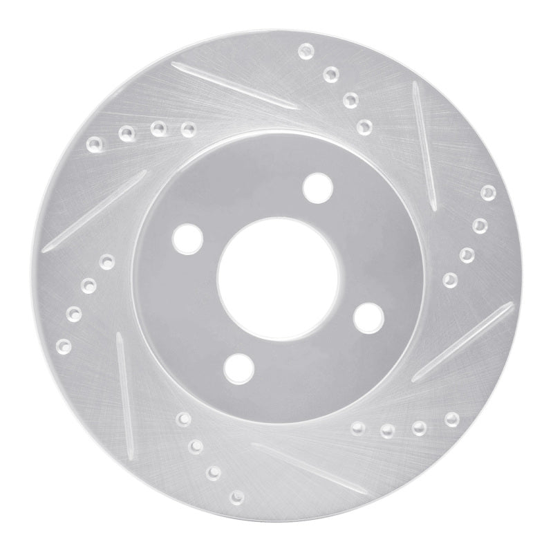 DFC 03-10 Chevrolet Cobalt Front Right Drilled & Slotted Silver Brake Rotor