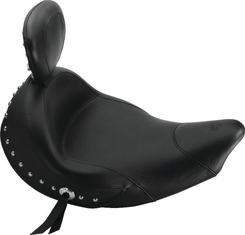 Mustang 18-21 Harley Fat Bob Tripper Fastback 1PC Seat - Black