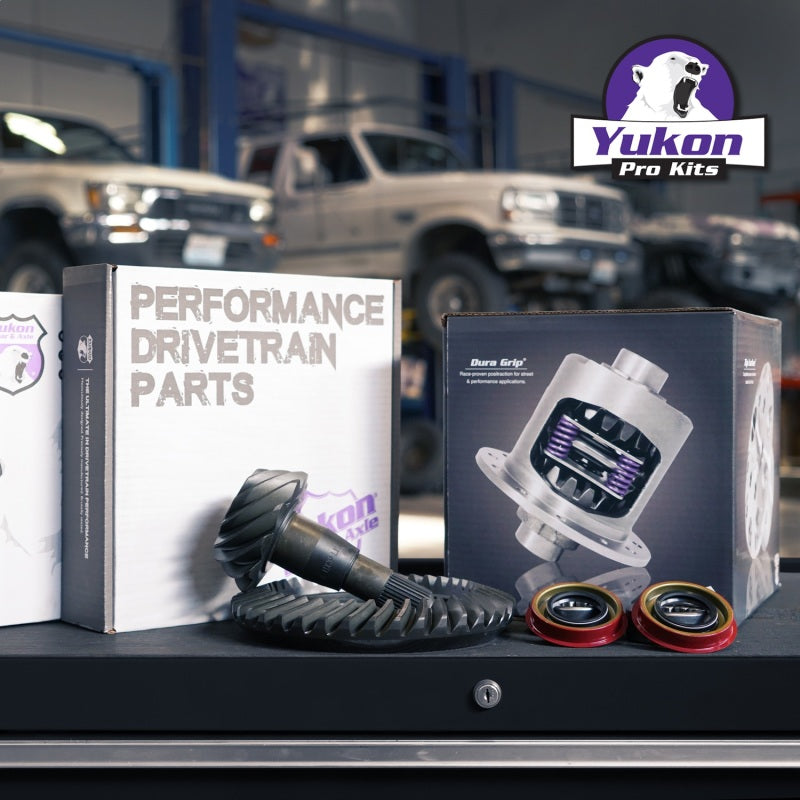 Yukon Gear 8.8in Ford 3.73 Rear Ring & Pinion Install Kit 2.25in OD Axle Bearings and Seals