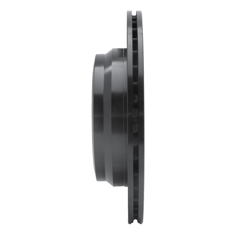 R1 06-20 BMW 328I Rear Left Drilled & Slotted Black Brake Rotor
