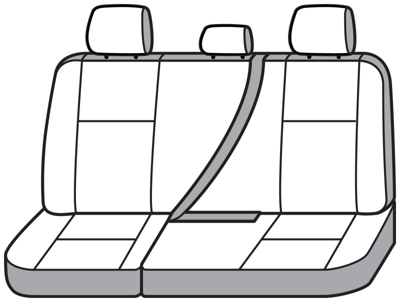Covercraft 19-24 Chevrolet Silverado Carhartt PrecisionFit Custom Second Row Seat Covers - Blk