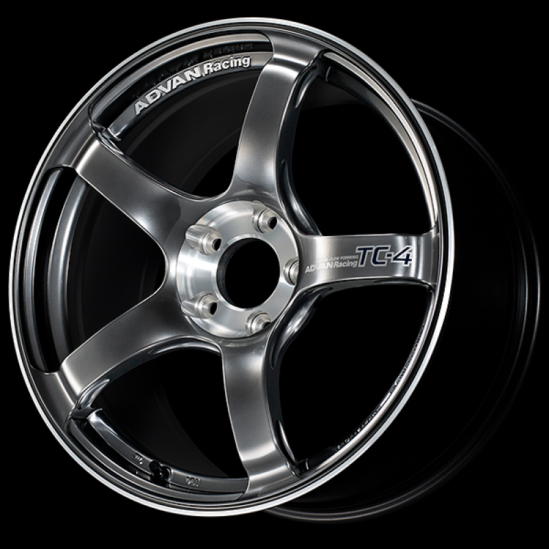 Advan TC-4 SE 18x8.5 / +45 Offset / 5x114.3 / 73mm Bore / Racing Hyper Black and Diamond Cut
