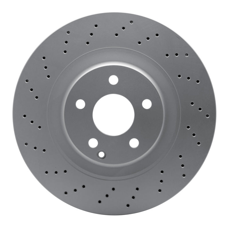 R1 01-06 Mercedes-Benz S600 Front Drilled GeoSPEC Coated Rotor