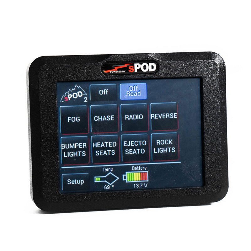 sPOD 8 Circuit Systems Add-On Touchscreen