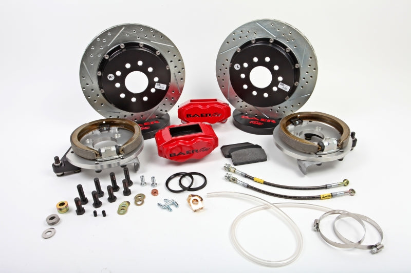 Baer Brakes 64-77 Chevrolet Chevelle 13in SS4+ Rear SDZ Brake Kit - Red