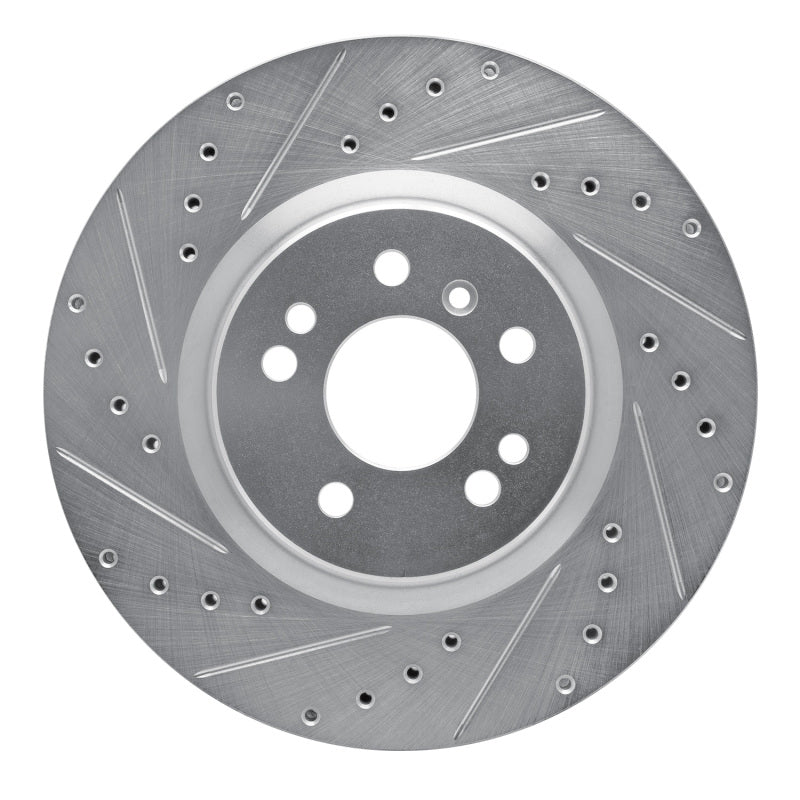 DFC 06-12 Mercedes-Benz R320 Front Left Drilled & Slotted Silver Brake Rotor