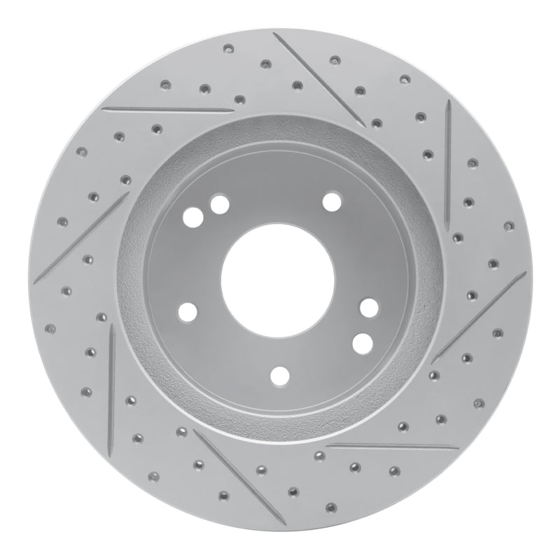 R1 63-82 Chevrolet Camaro Rear Left/Front Left Drilled & Slotted Geo-Carbon Rotor